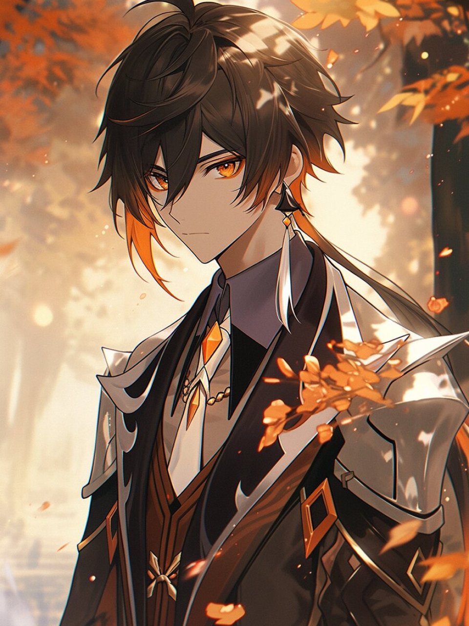 【原神壁纸】钟离丨陵薮市朝 part2 若人们以"通古晓今"来形容钟离