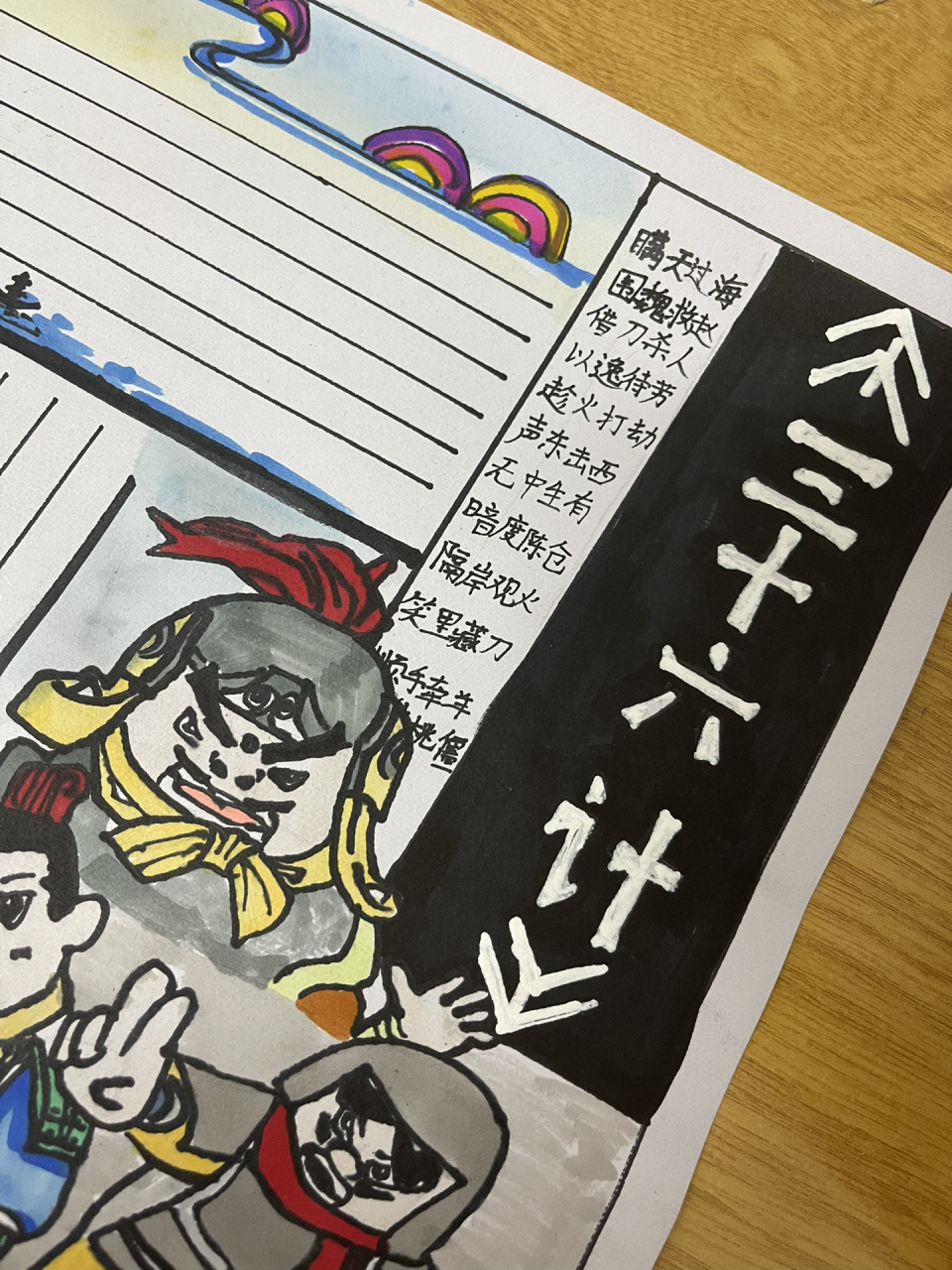 三十六计手抄报学生作品 三十六计手抄报学生作品90