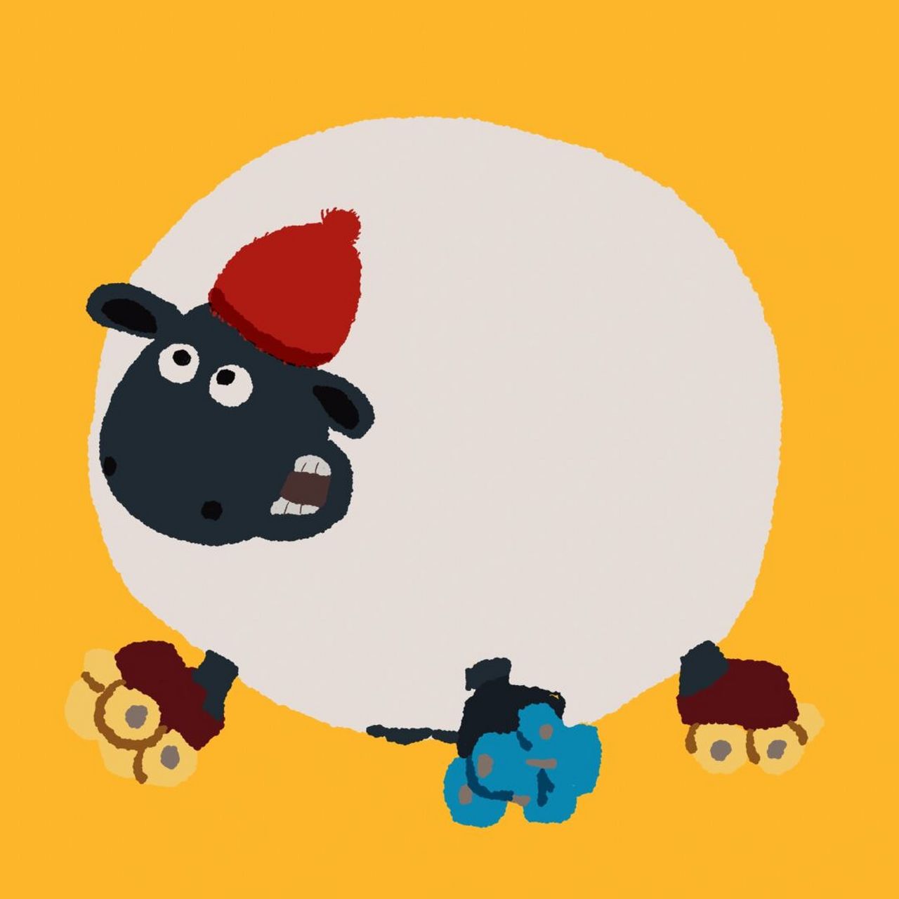 小羊肖恩可爱头像2 更新一波摇滚风的小羊肖恩,希望喜欢!