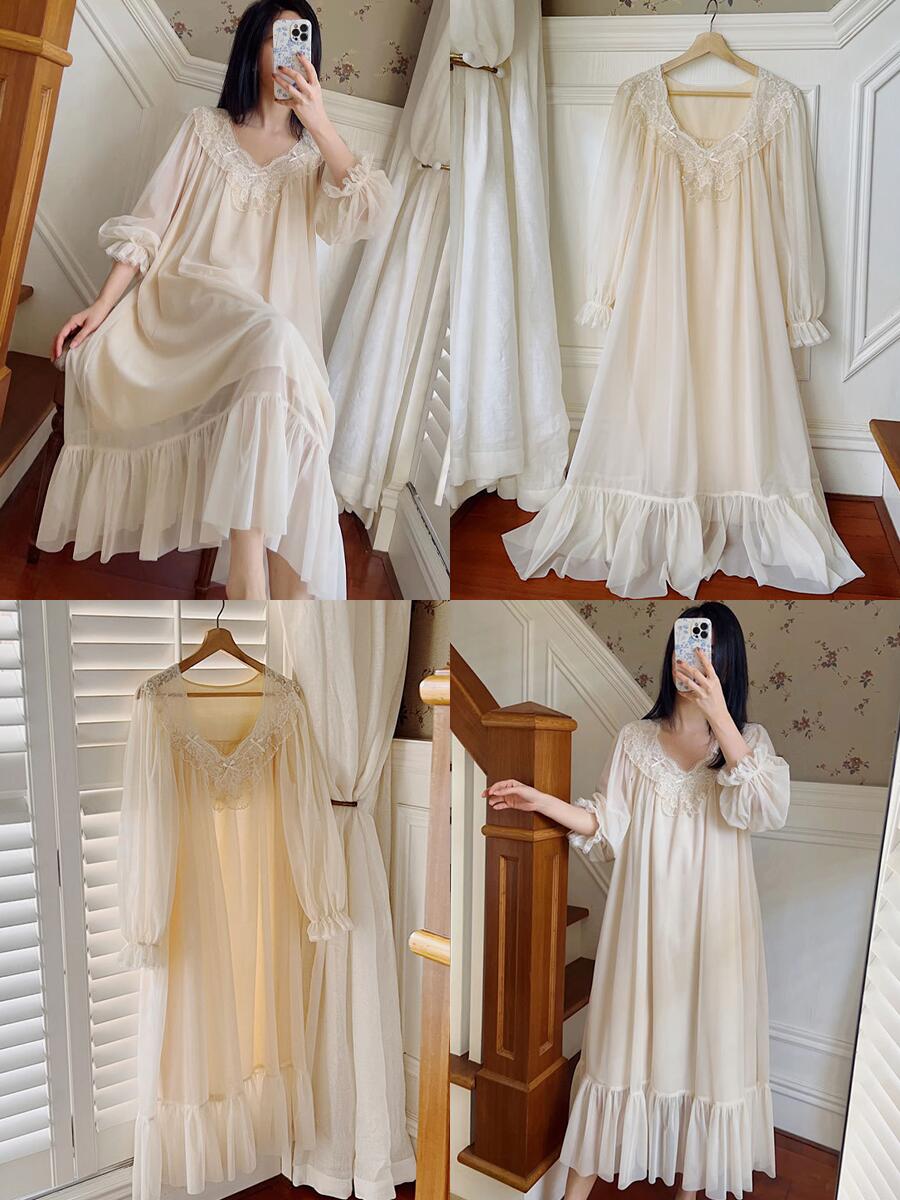 9套法式宫廷风睡衣78哪一款戳中你