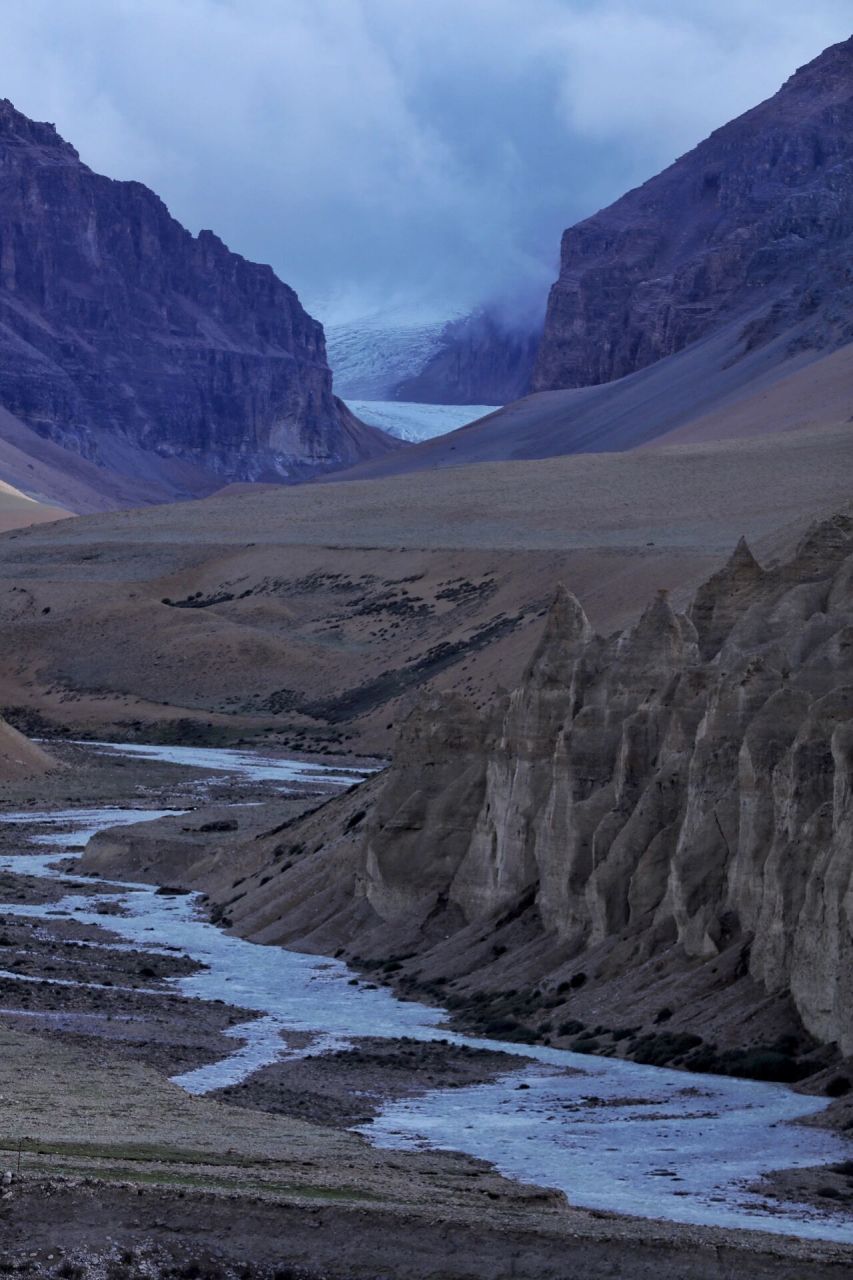 曲登尼玛冰川|最美冰川湖·自驾及徒步路书 07曲登尼玛冰川位于岗巴