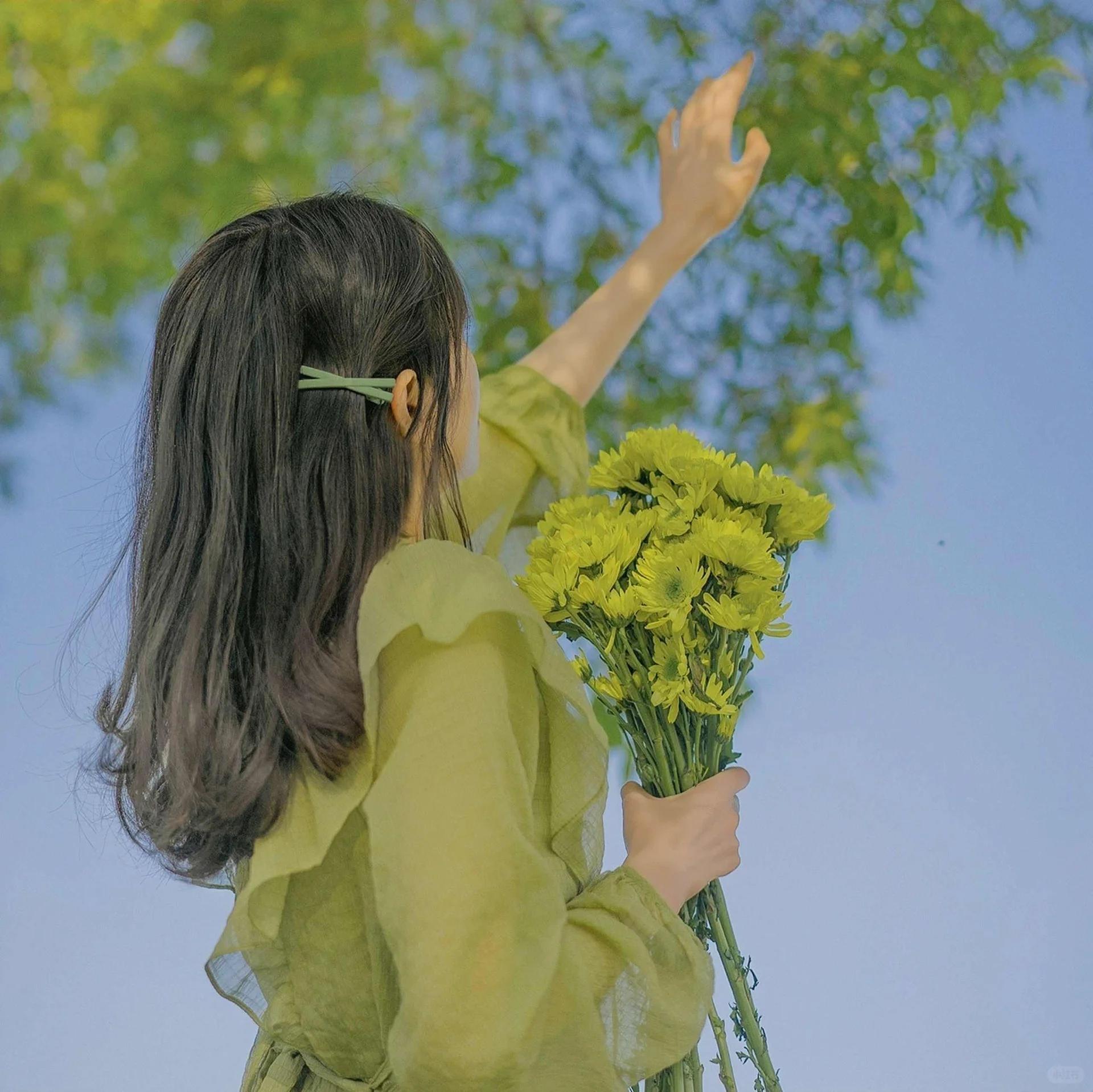 微信头像森系女孩图片图片