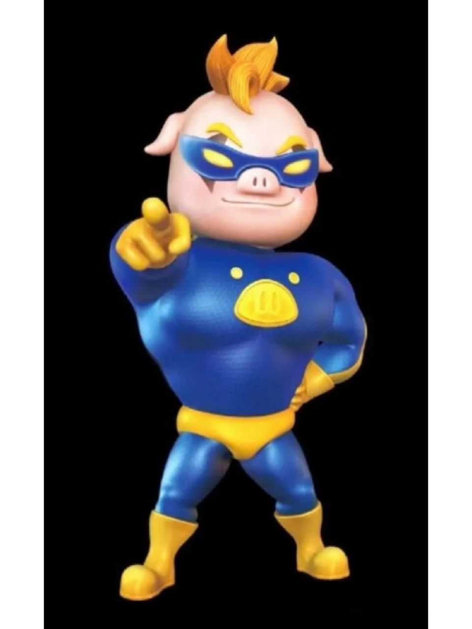 超人强摘掉眼镜的样子