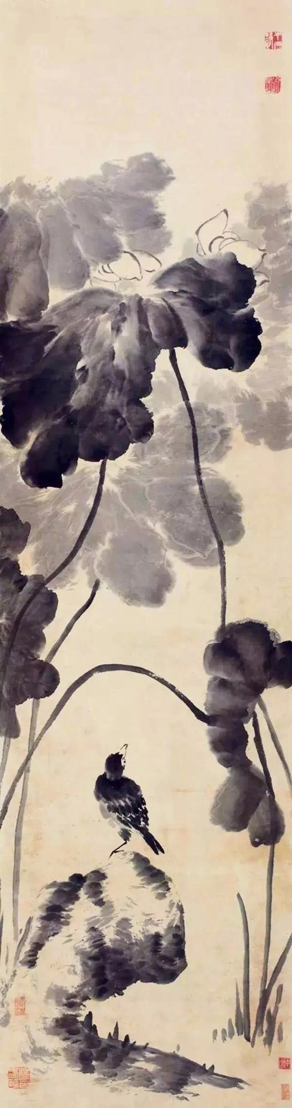 八大山人弟弟的画  牛石慧(约1628-1707),八大山人朱耷之弟.