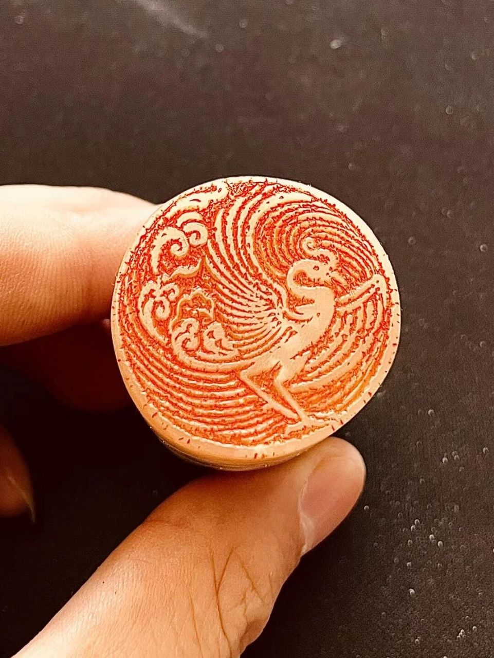 凤舞 #禮物# #金丝凤# #春天# #文案# #我的篆刻分享# #图案设计