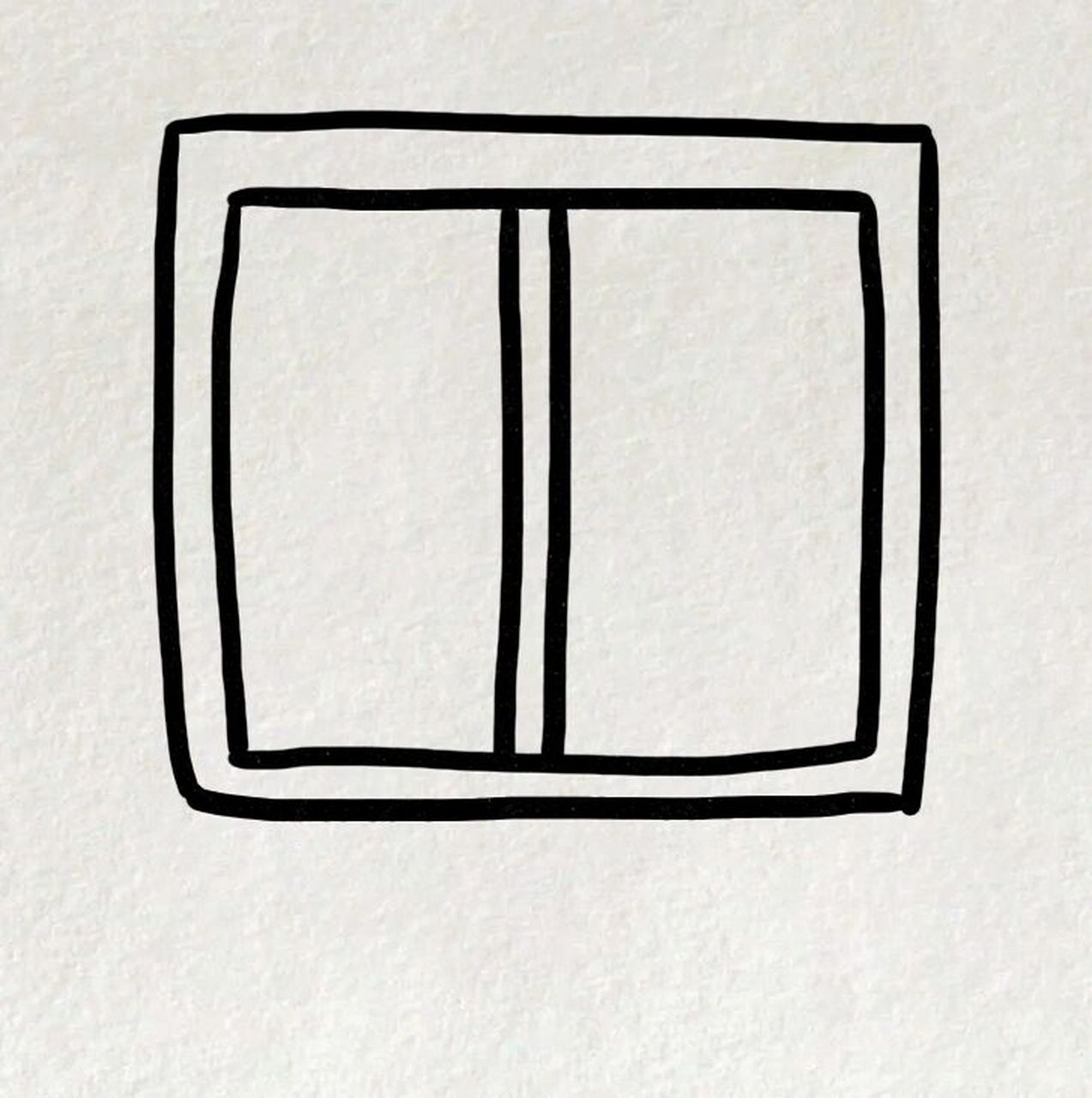 一个小窗户09简笔画教程