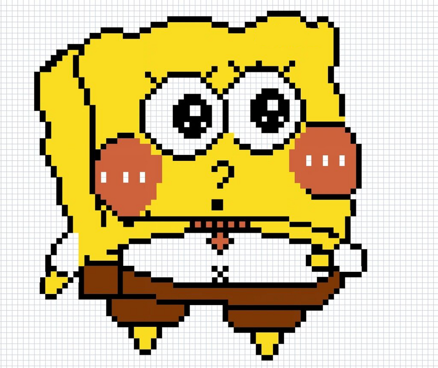 挑战1000幅之第3幅【内附教程】 #像素画教程 #excel #excel表格