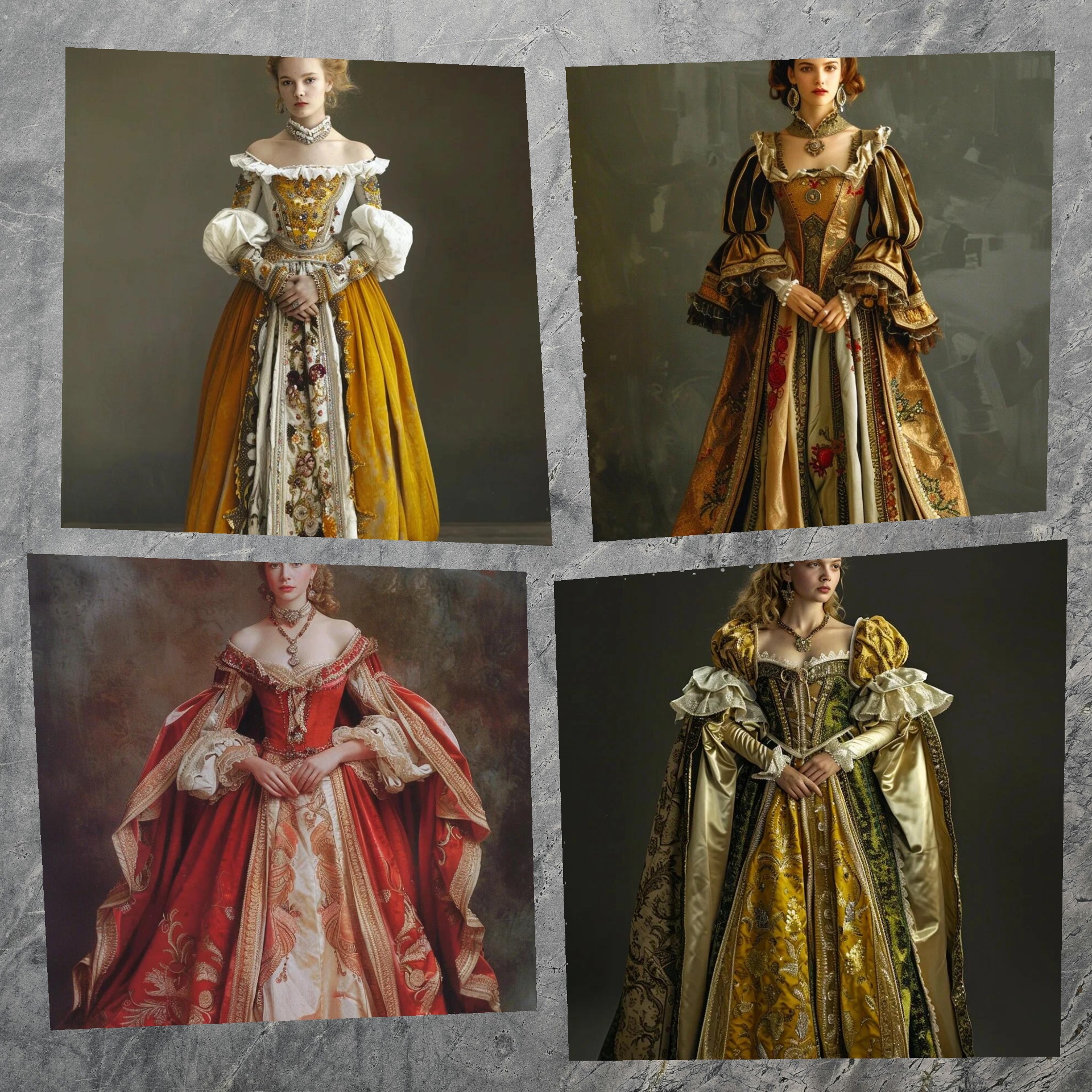 文艺复兴女装探秘