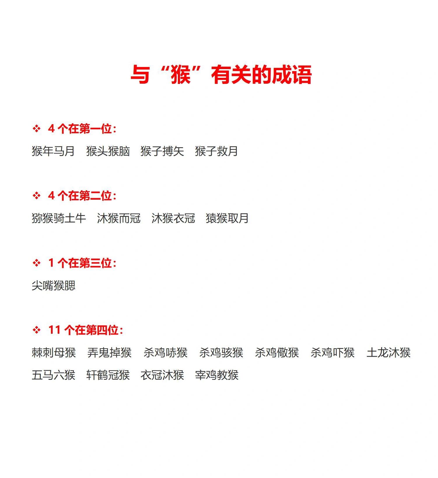 与"猴"有关的成语|动物成语09