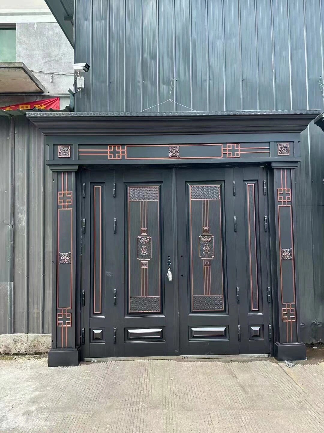 锌合金大门别墅大门进户门对开门四开子母门