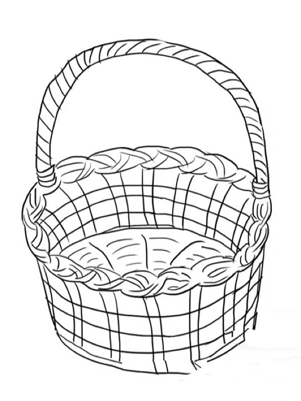 秋天94树叶花篮|可直接打印 打印后直接使用