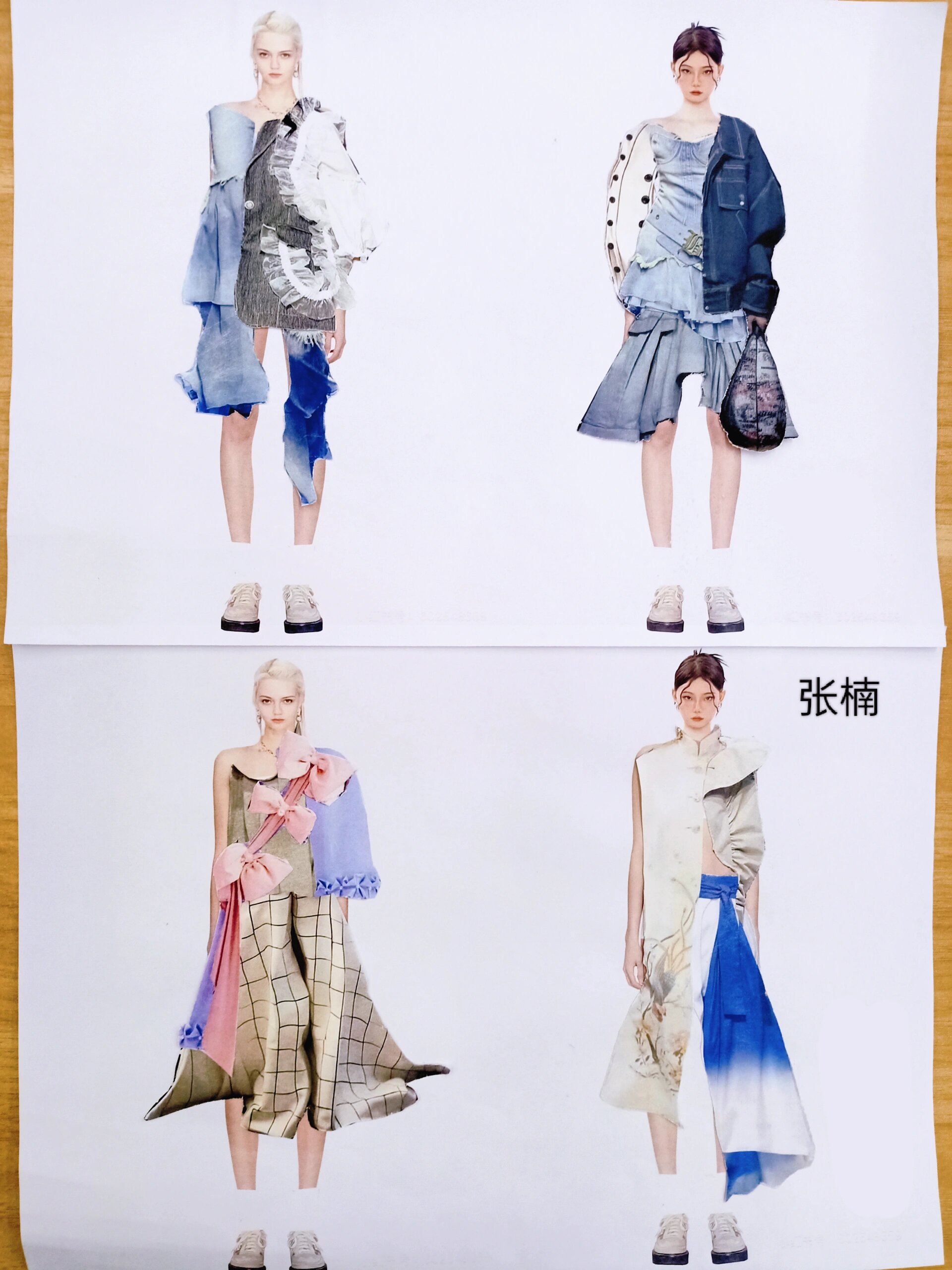 服装创意设计|拼贴练习 创意拼贴是我们通过将元素打破,重组获得新的