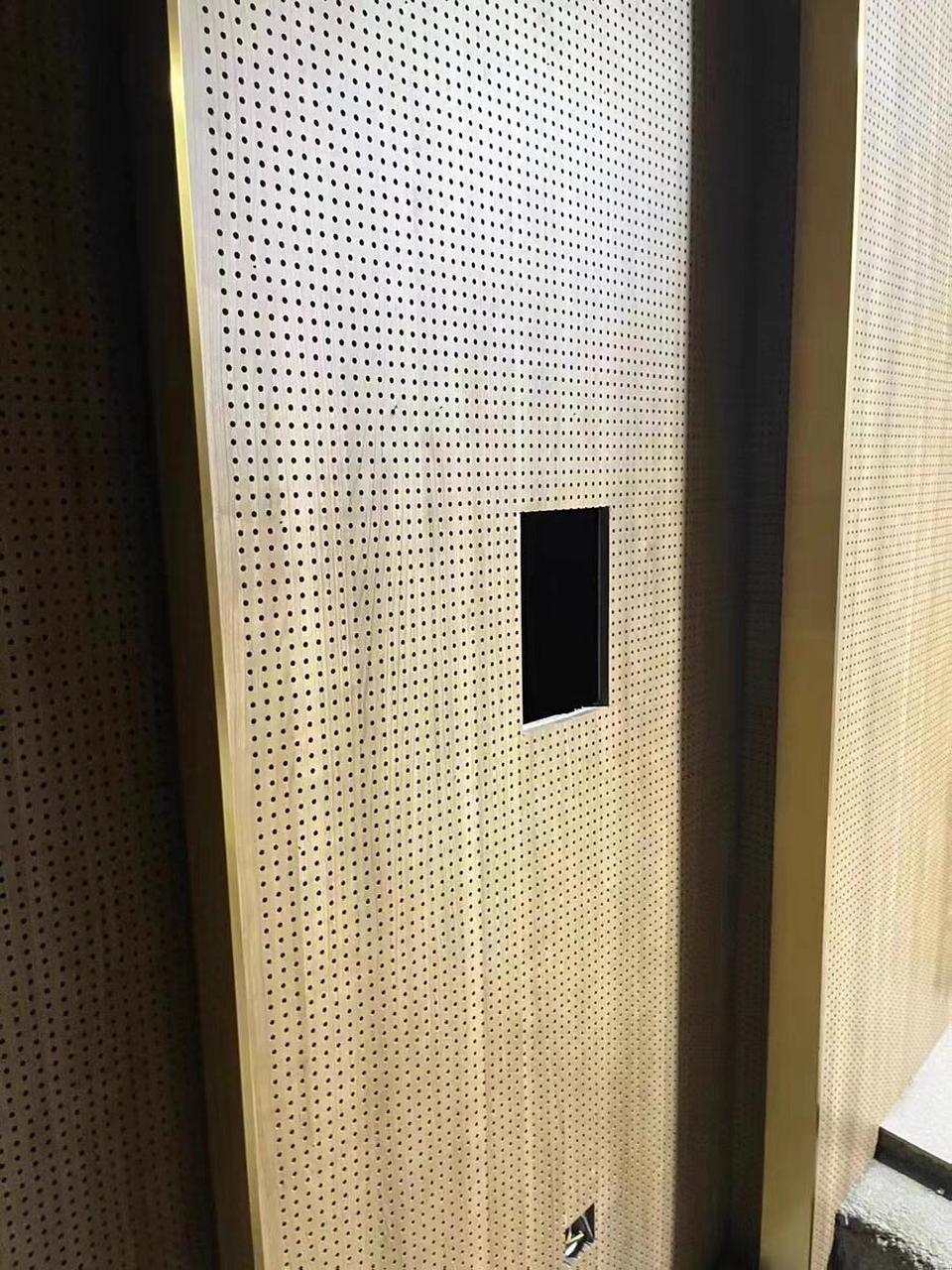 穿孔吸音板槽木吸音板墙体吸音板