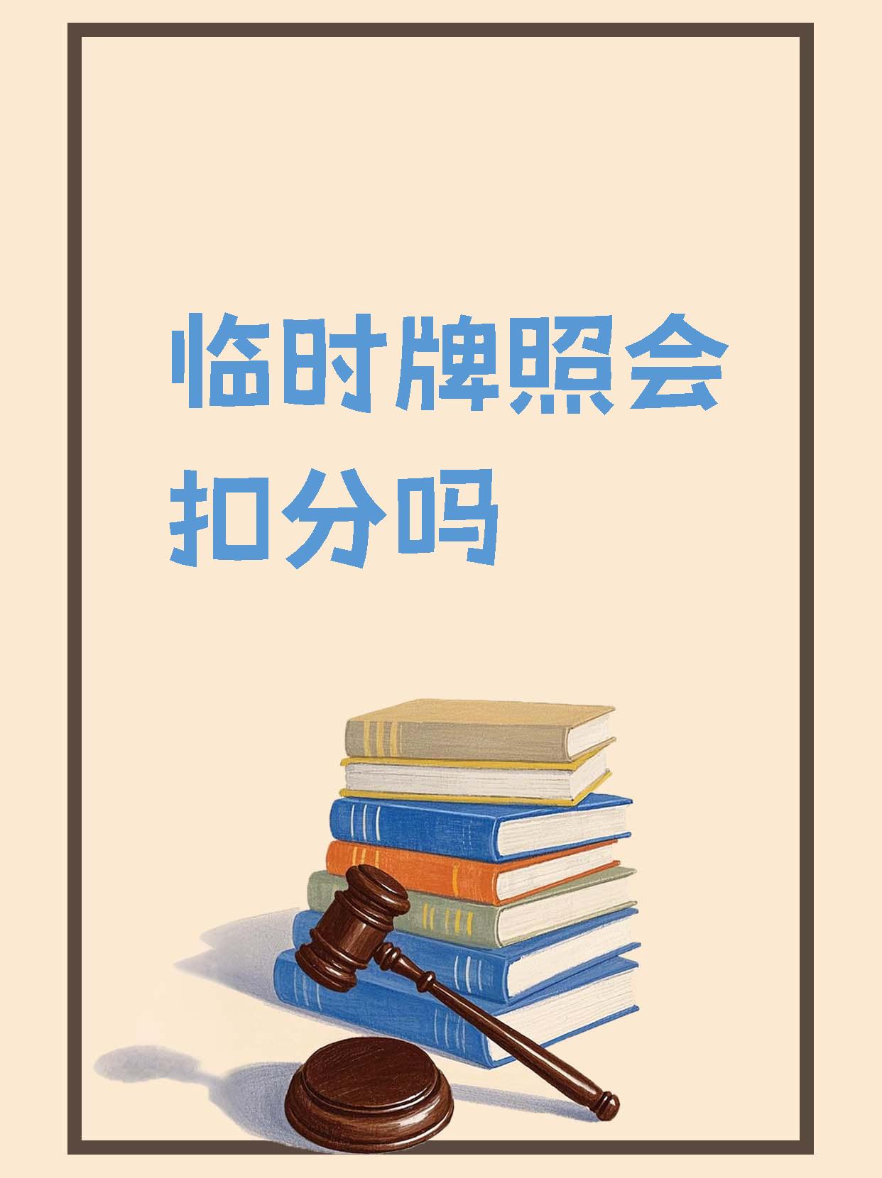 临时号牌会违章吗扣分吗 临时号牌会违章吗扣分吗