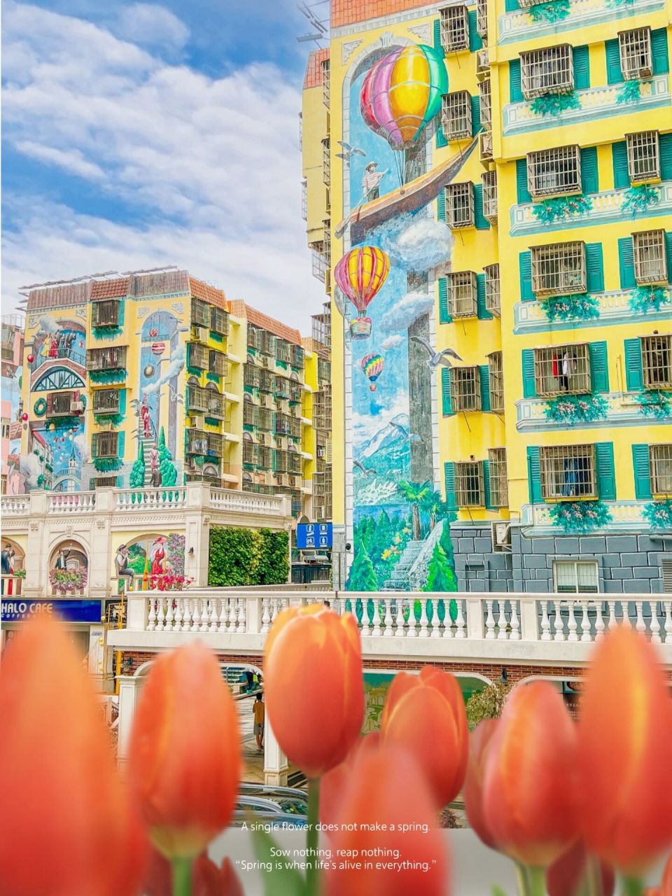 真滴在珠海啊啊啊 珠海这条敲浪漫的壁画村也太好看了!