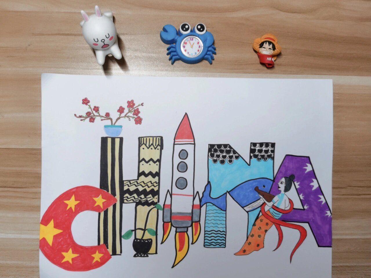 英语创意字母 china7815 i like china9899