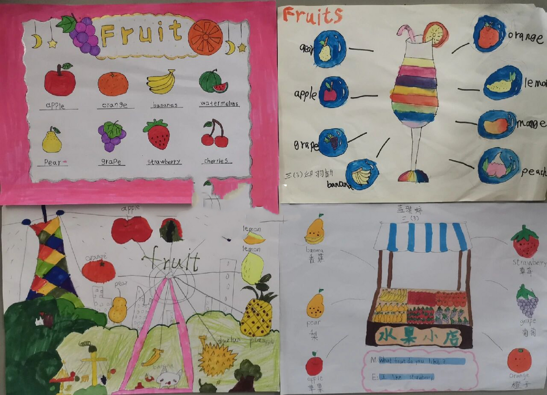 水果的分类思维导图图片