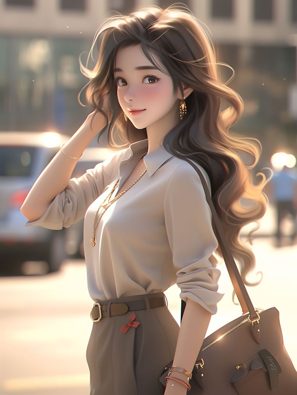 假装是今天上班路上拍的美女,职业美女 今天分享一波职业装漫画美女