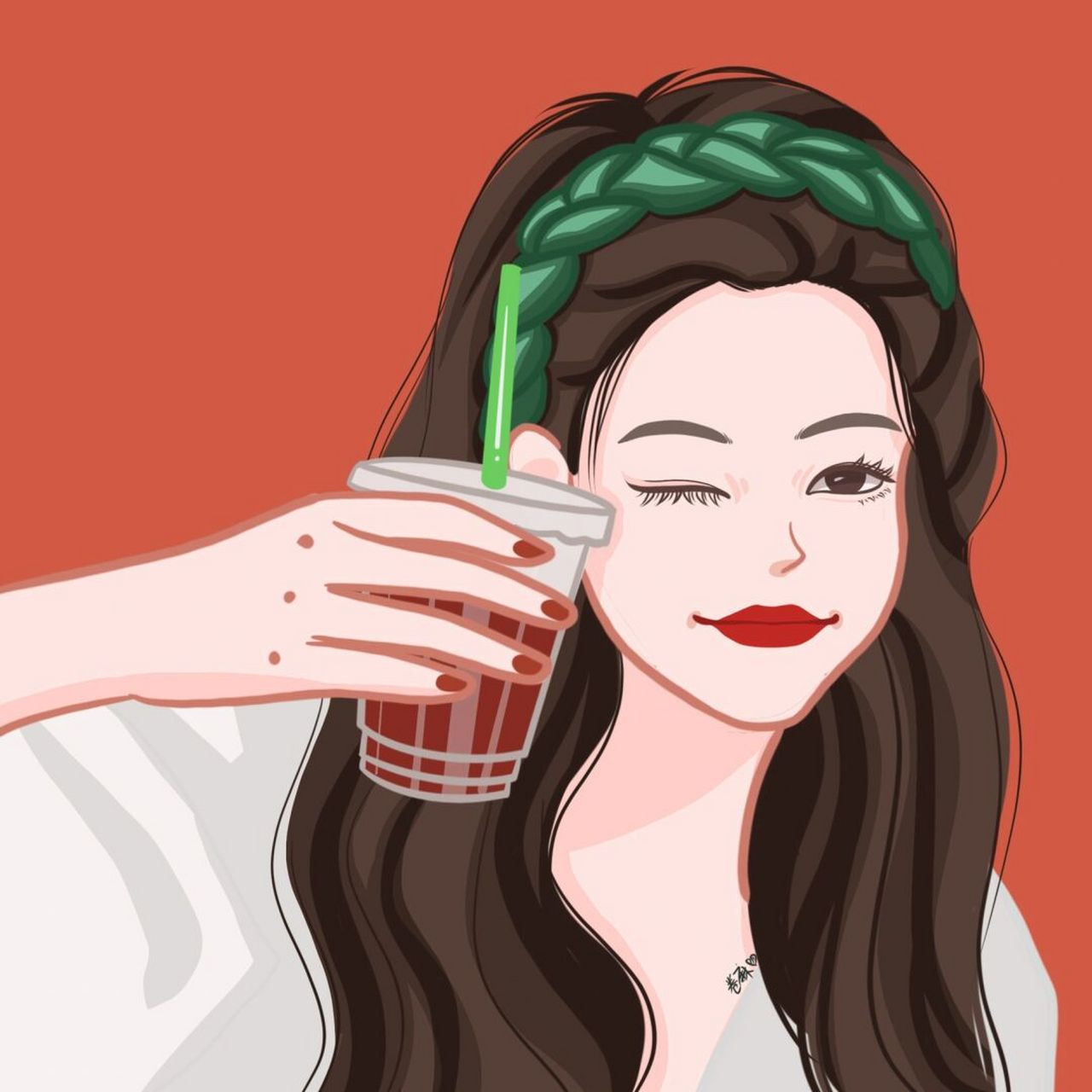 头像 | 炎炎夏日来杯杨梅汁吧 图片可做个人头像,个人壁纸 禁止商用