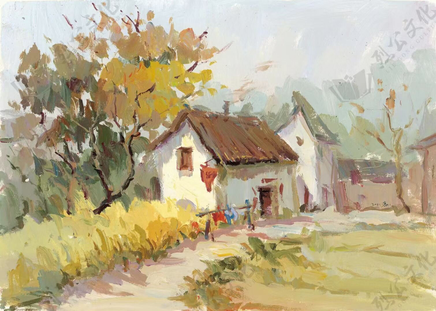 色彩风景|适合初学者临摹的范本