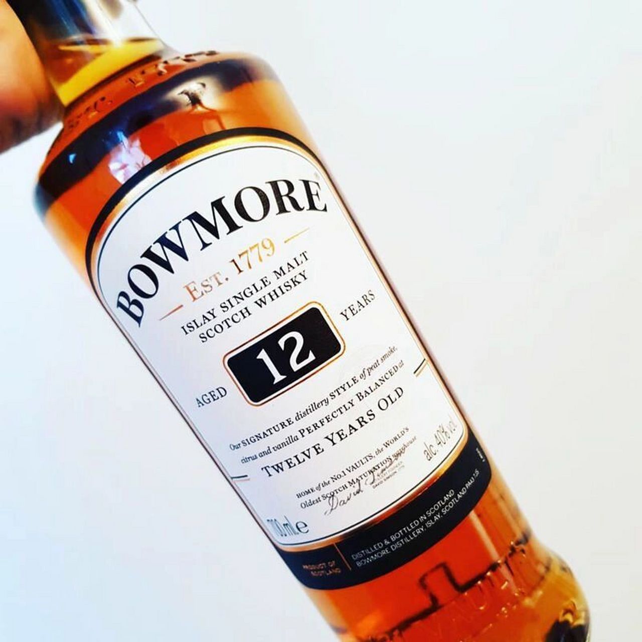 bowmore波摩12年单一麦芽苏格兰威士忌 bowmore aged 12 years islay