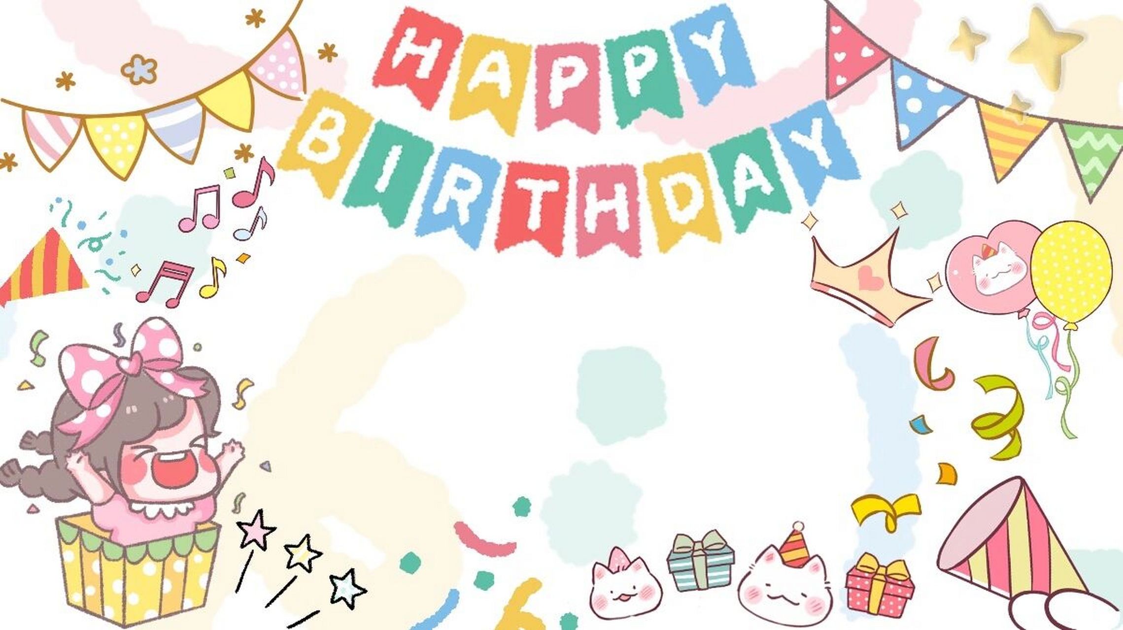 选择困难症,做了一堆生日投屏,喜欢的拿走 给女儿生日做的一堆 选择困