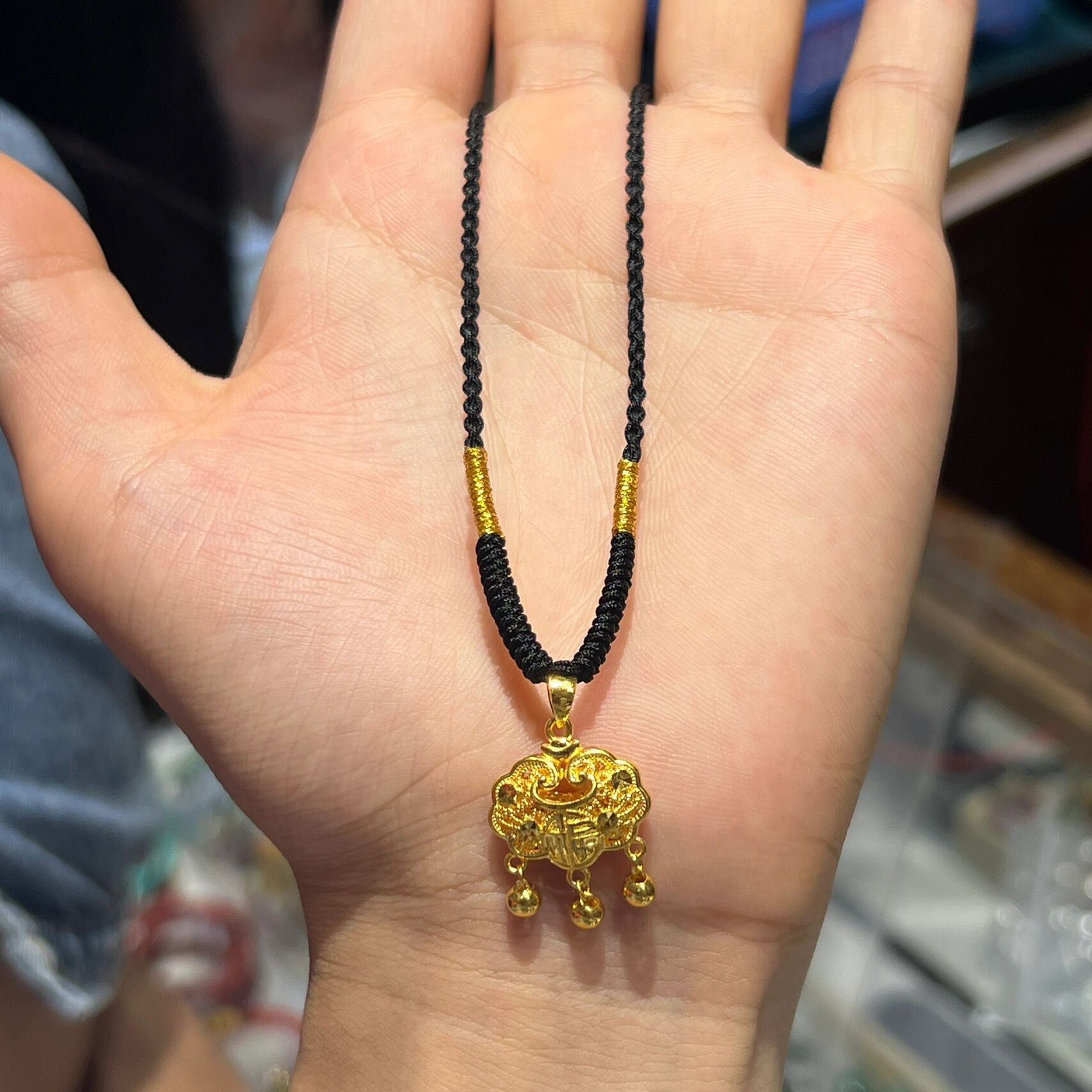 三克多的小金锁 真的不要太精致了