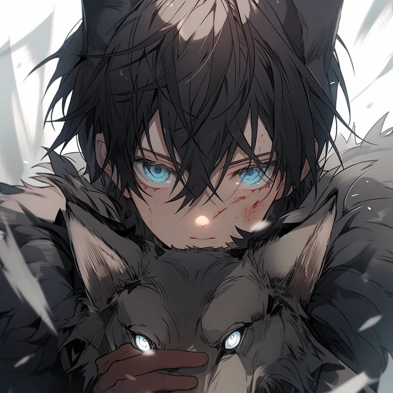 五张狼族男生头像(可开黑战队组团头) 战队没头像?那这一组怎么样