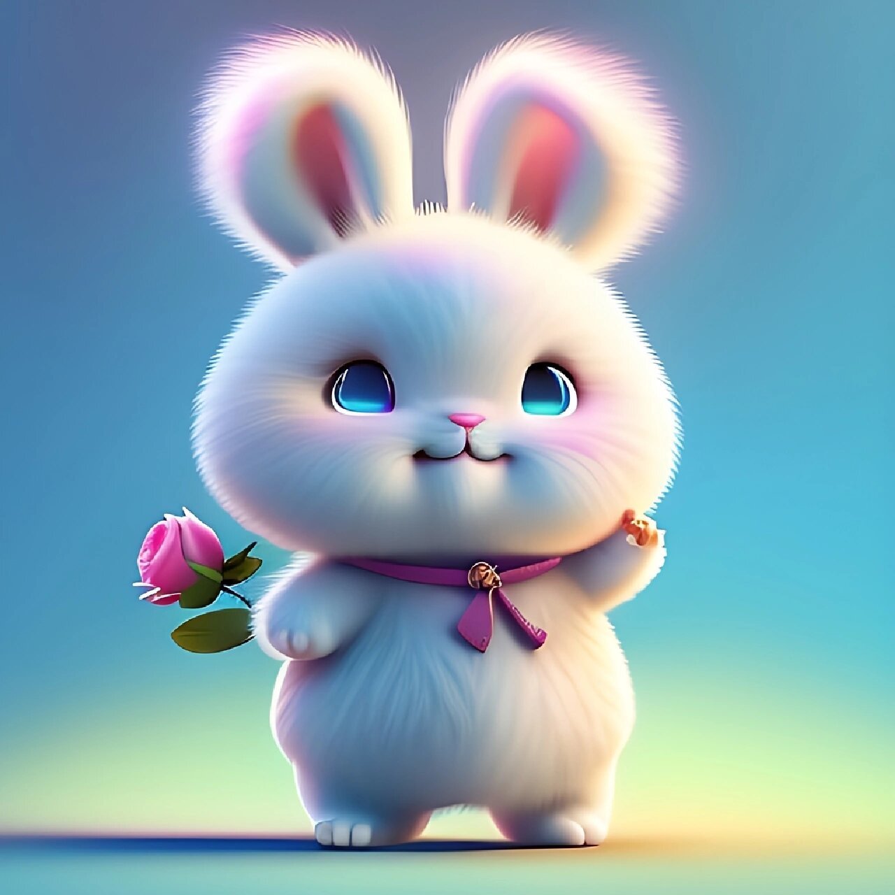 兔子头像可爱 萌萌图片