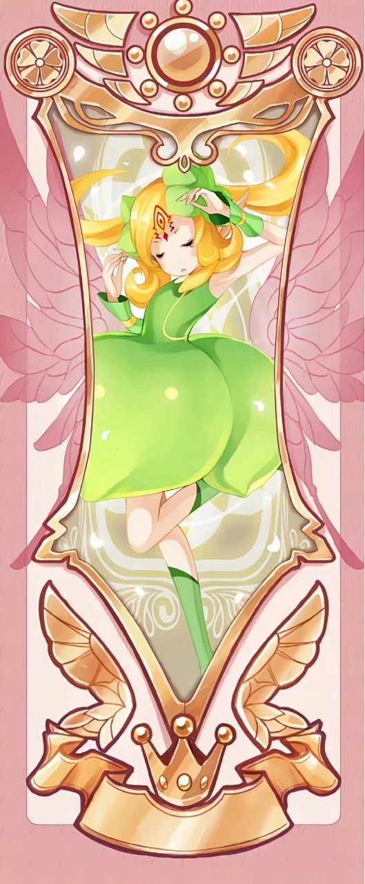 小花仙绿菟葵精灵王 画戟的花语是尖刺锐利,和含笑花精灵王燃香的花语