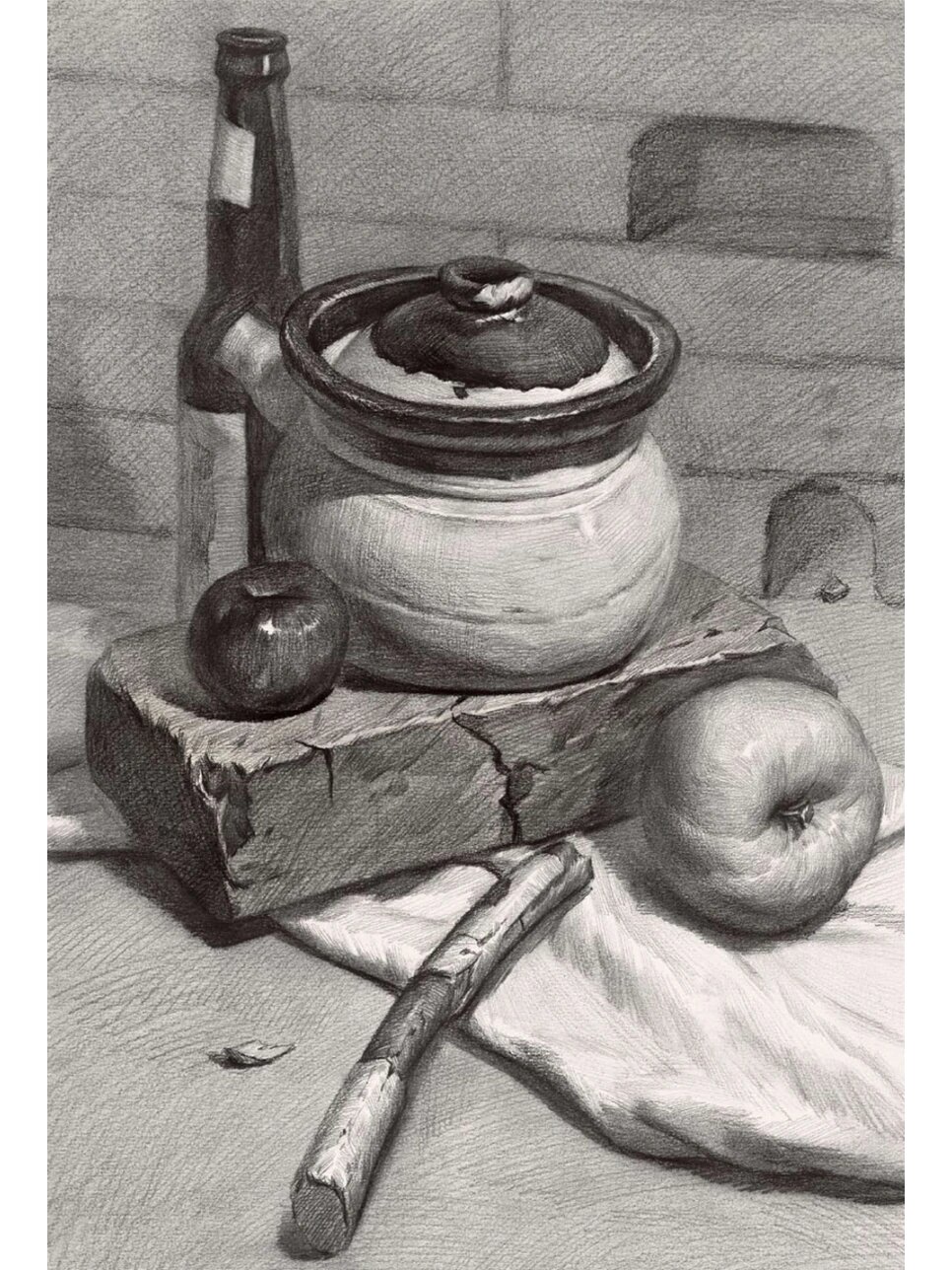 7张素描组合精品范画,收藏起来用得到