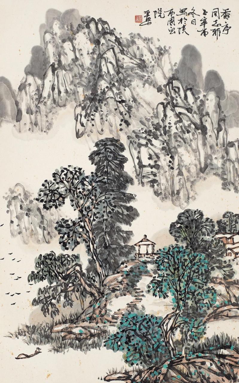 感受国画的意境之美 我师父罗平安的早期作品赞赞赞