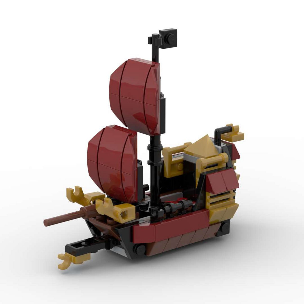 乐高moc加勒比海盗船,军队出发 都来留言,你认识哪几个?