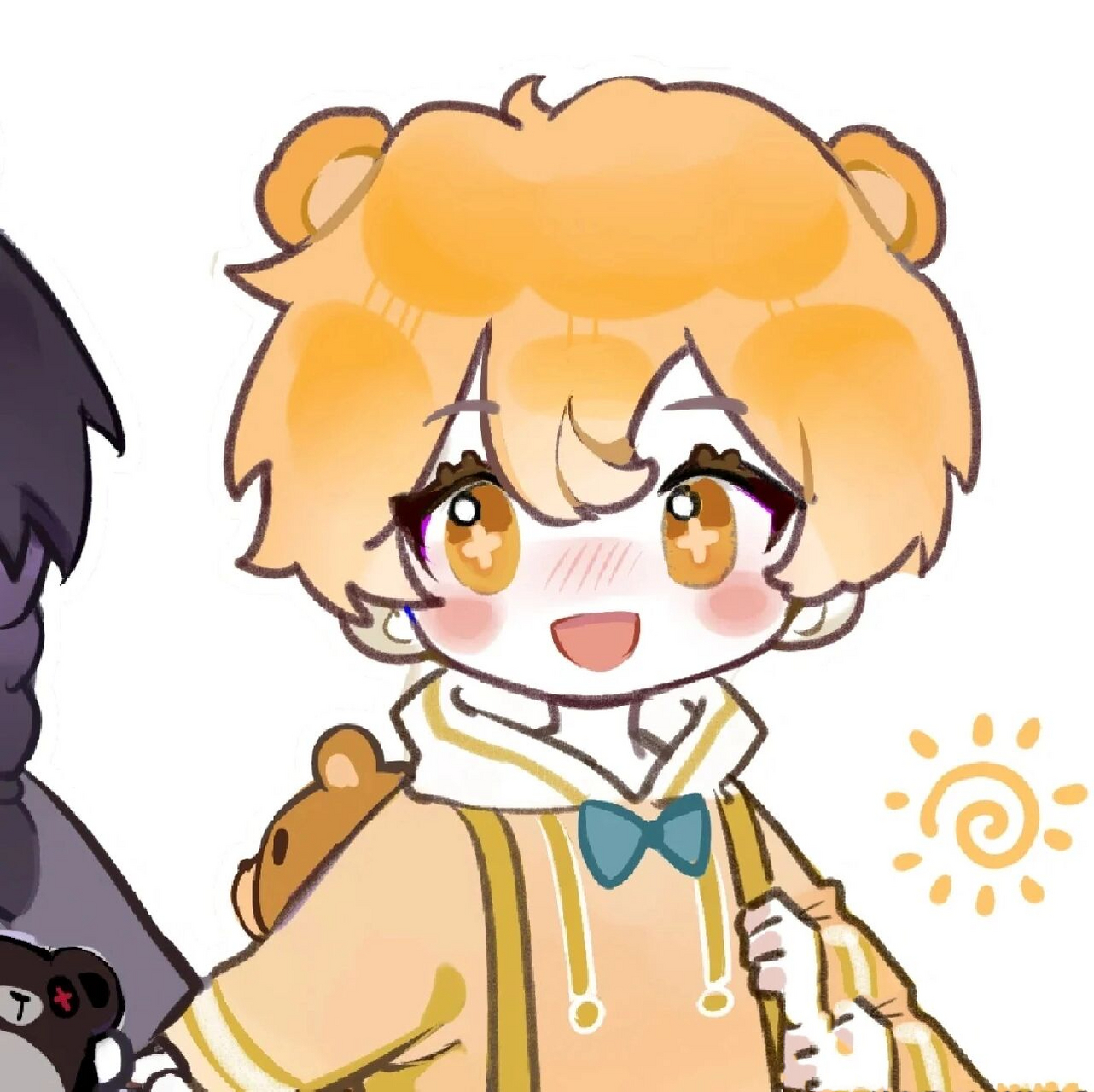 失心熊仔仔熊的情侣头像