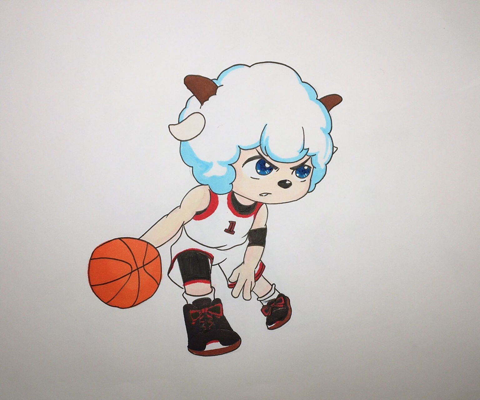 喜羊羊手绘 成品图哦