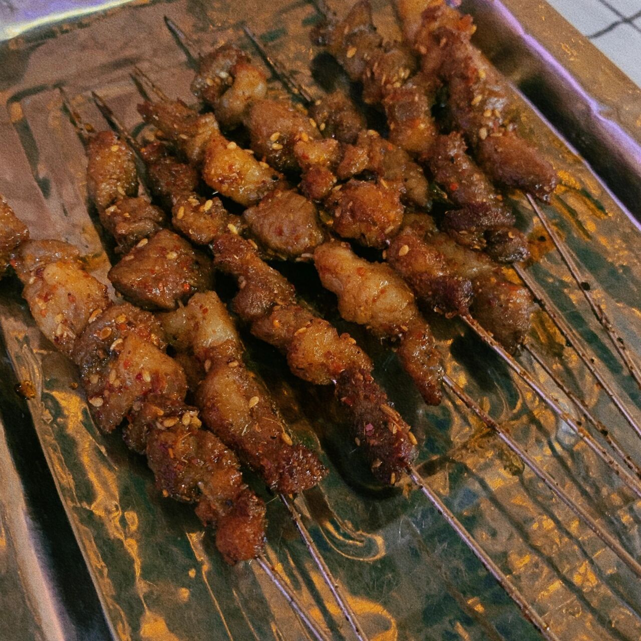 郑州周边美食99新密郑喜旺烧烤正宗新密虾尾 夏天少不了吃夜市,夜市