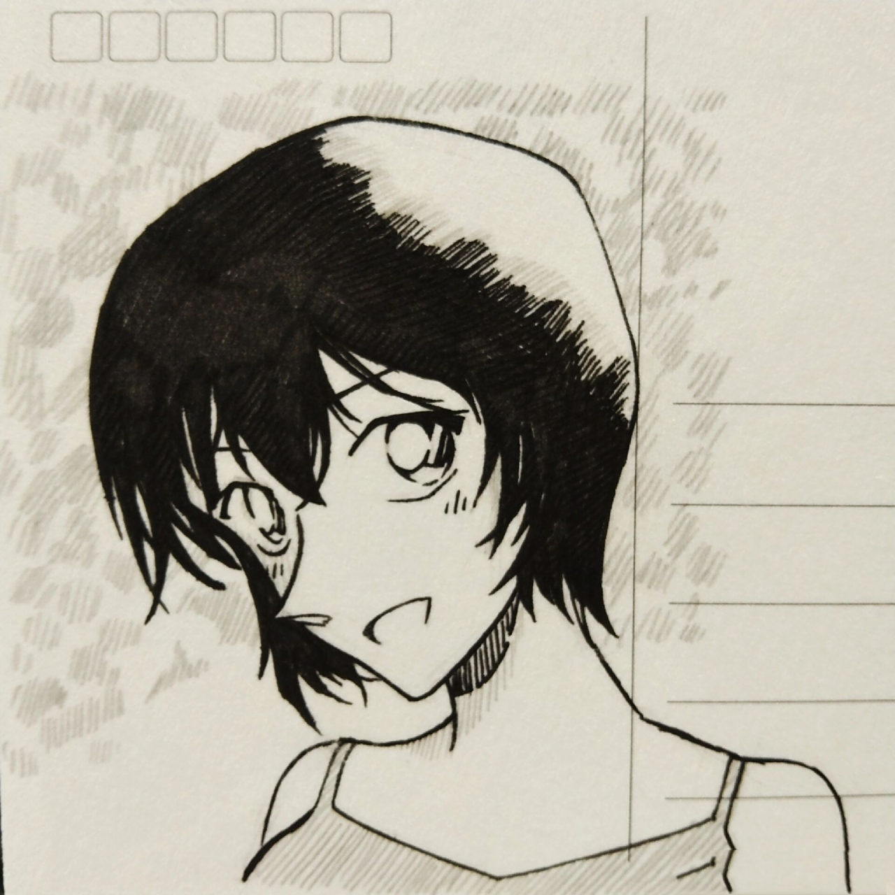 挑战画100个喜欢的动漫人物 18/100 佐藤美和子