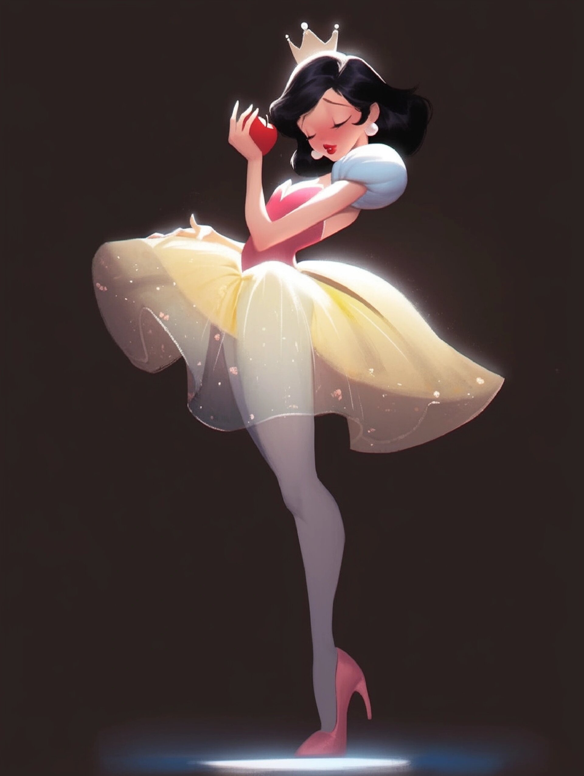 壁纸素材🎀disney白雪公主👸🏻芭蕾舞