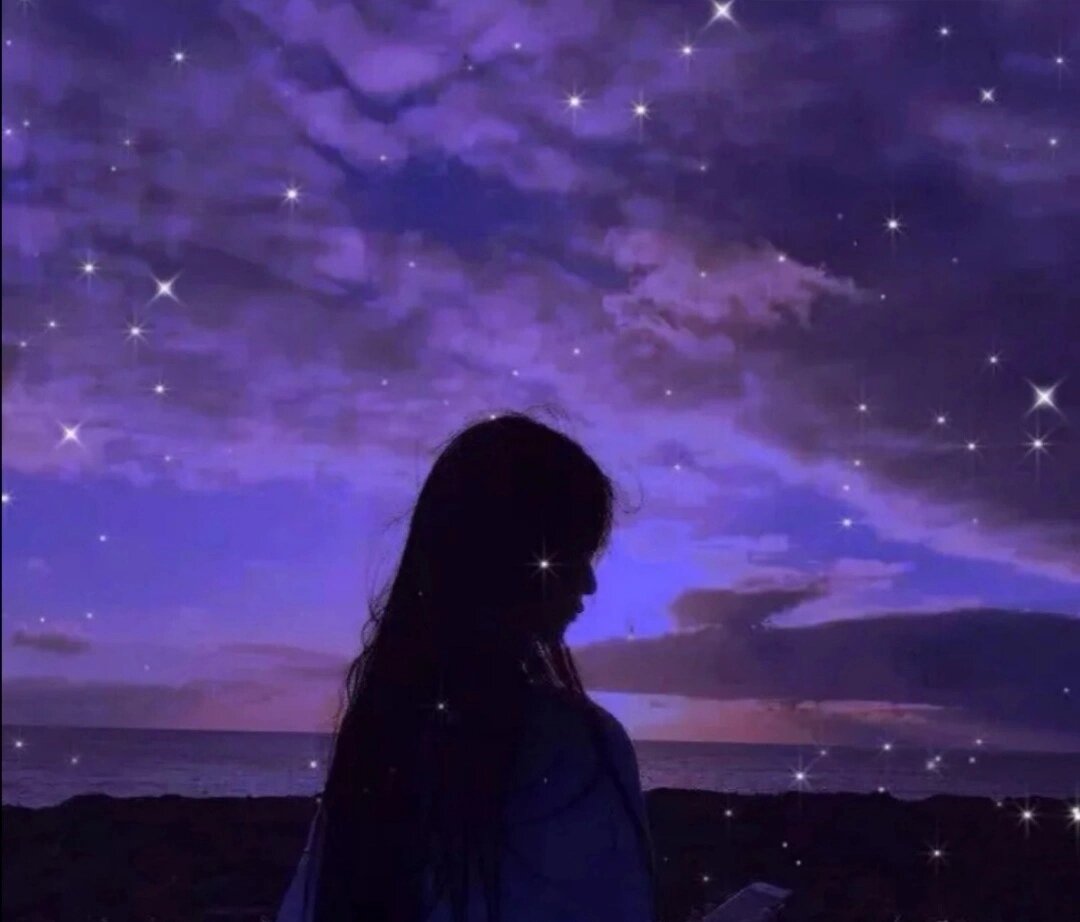 仙气女生可爱星空头像吖～给我点小心心助力