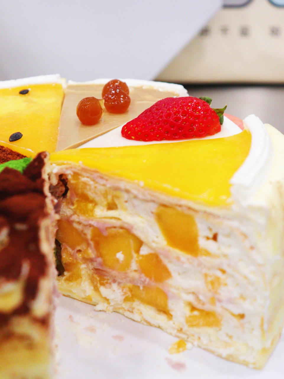 cunscake村上6寸八拼千层蛋糕 又是突然想吃甜品的下午90去了一家