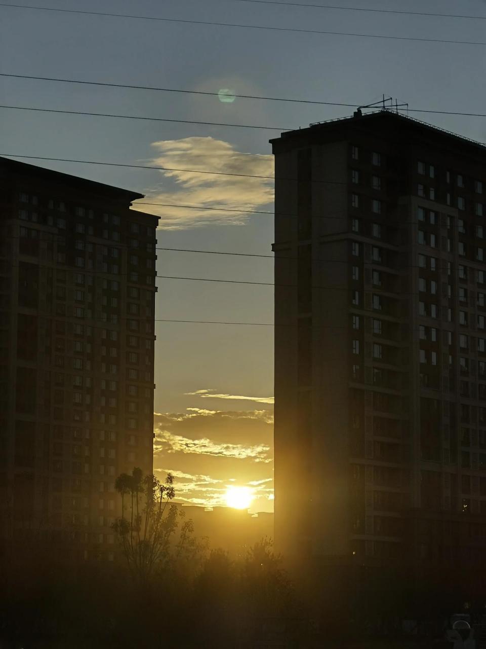城市早晨的风景 清晨光景随手拍 早起的晨光,光芒万丈!