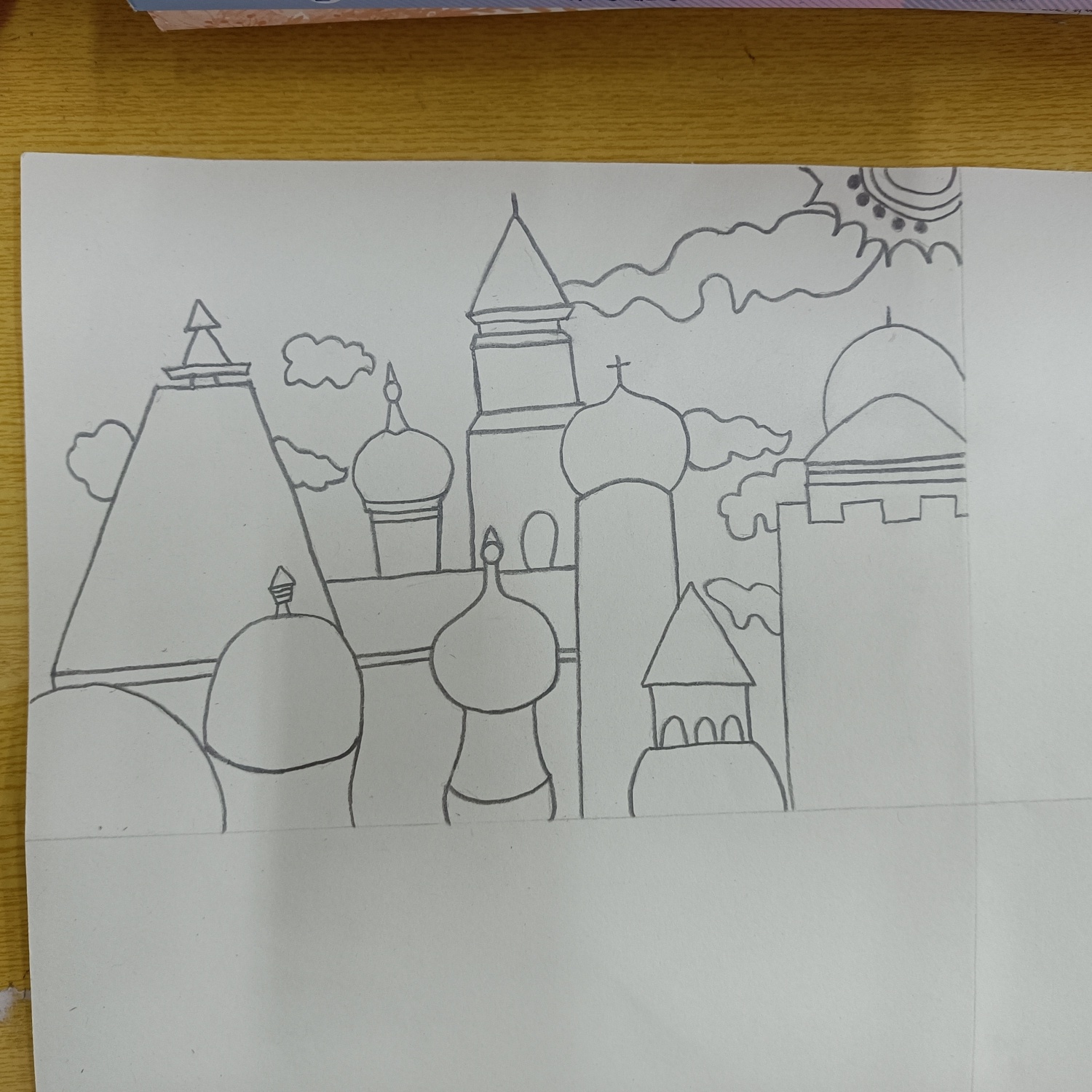 铅笔画——场景画之建筑篇 比较简单一类的铅笔画,适合临摹哦