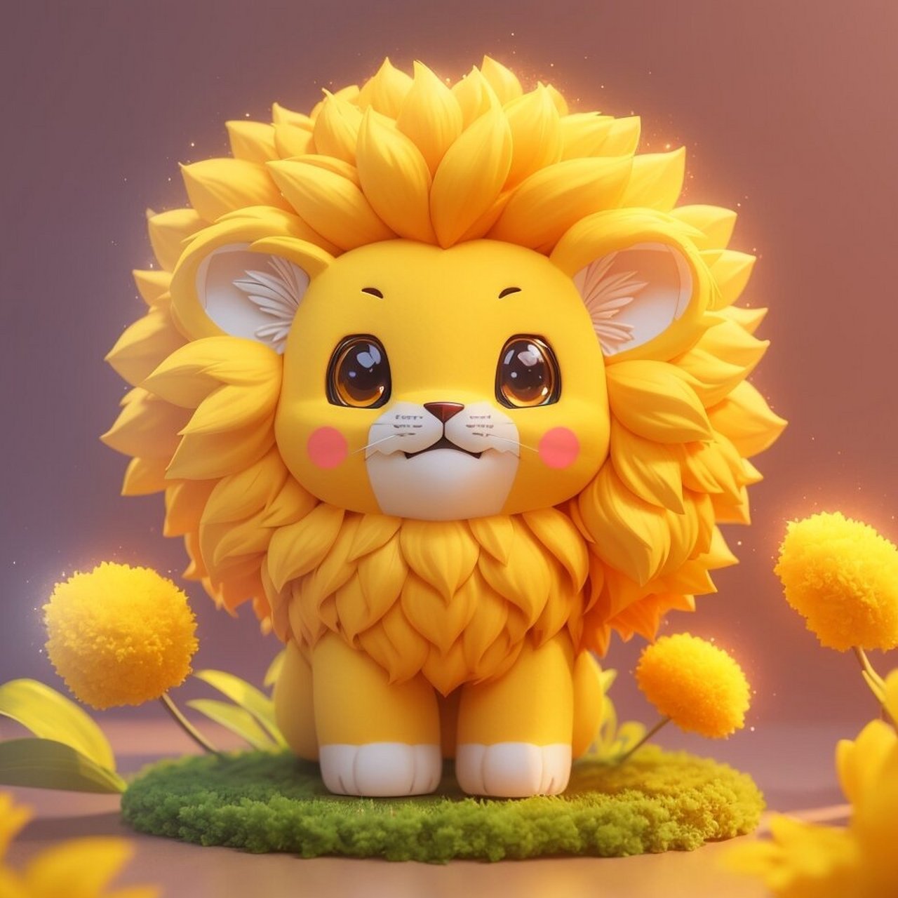 凶猛的狮子也能很可爱你喜欢这样的头像吗 凶猛的狮子也能很可爱你