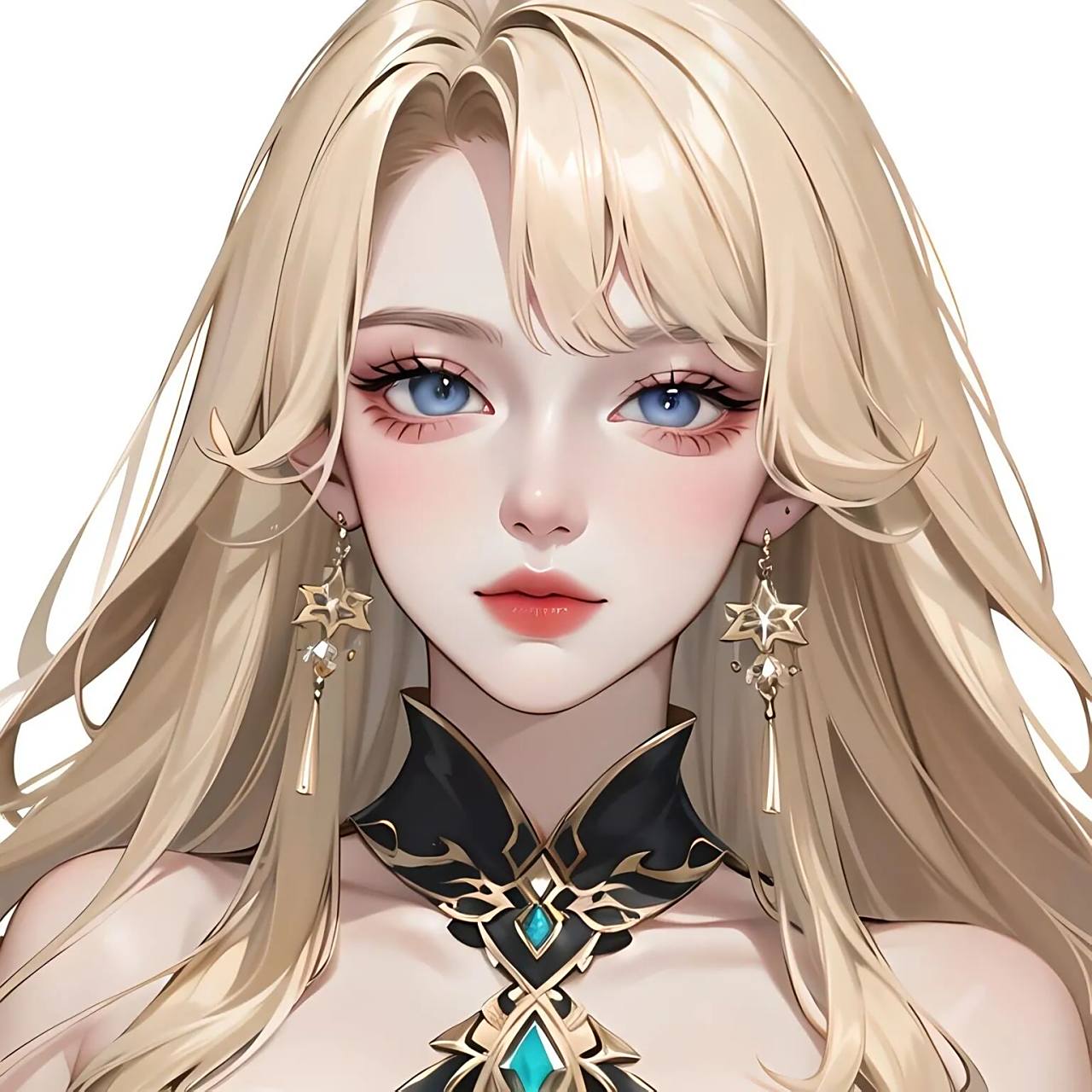 金发蓝眼头像 需要自取