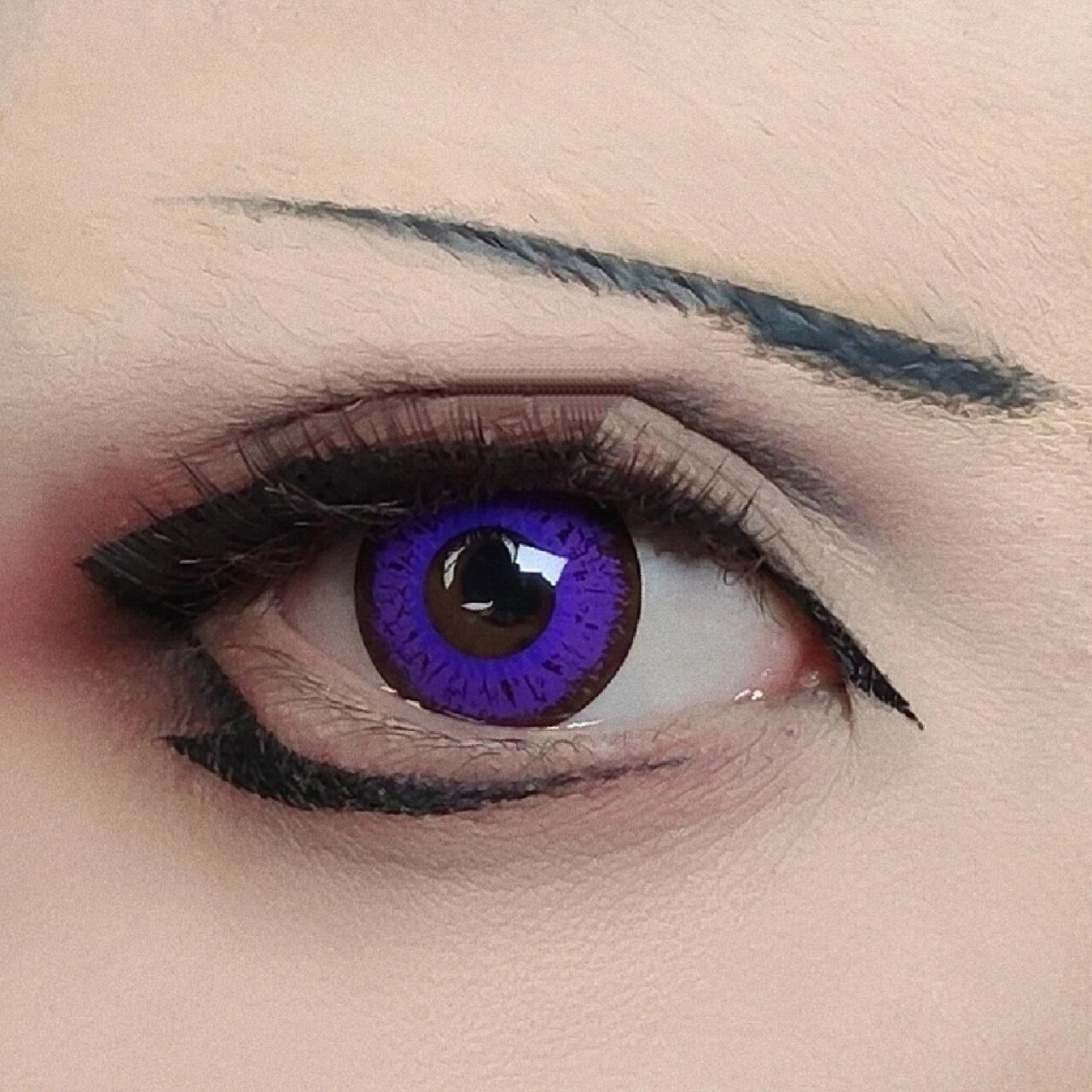 原神 散兵 流浪者cos眼妆 98:雅诺&陌陌 马卡龙紫