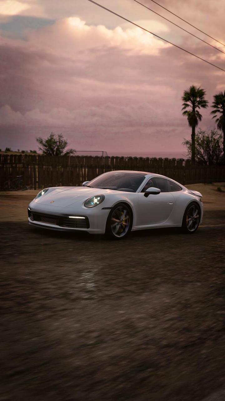 竖屏壁纸.19年保时捷911 carrera s
