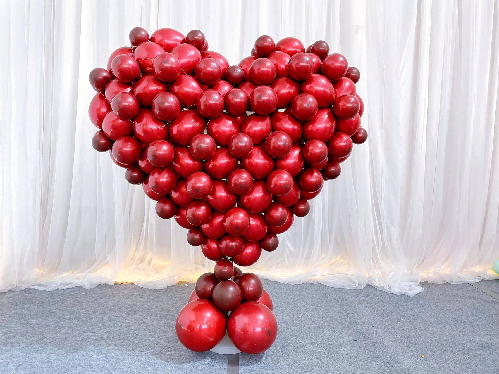 气球爱心制作方法 |双层立体爱心 |气球爱心 看到很多网上好看的气球