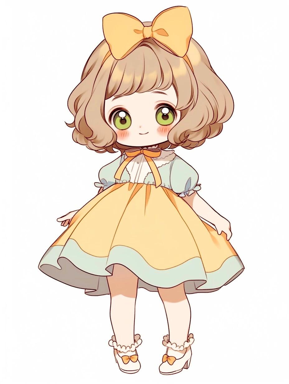 q版|洛丽塔小黄裙