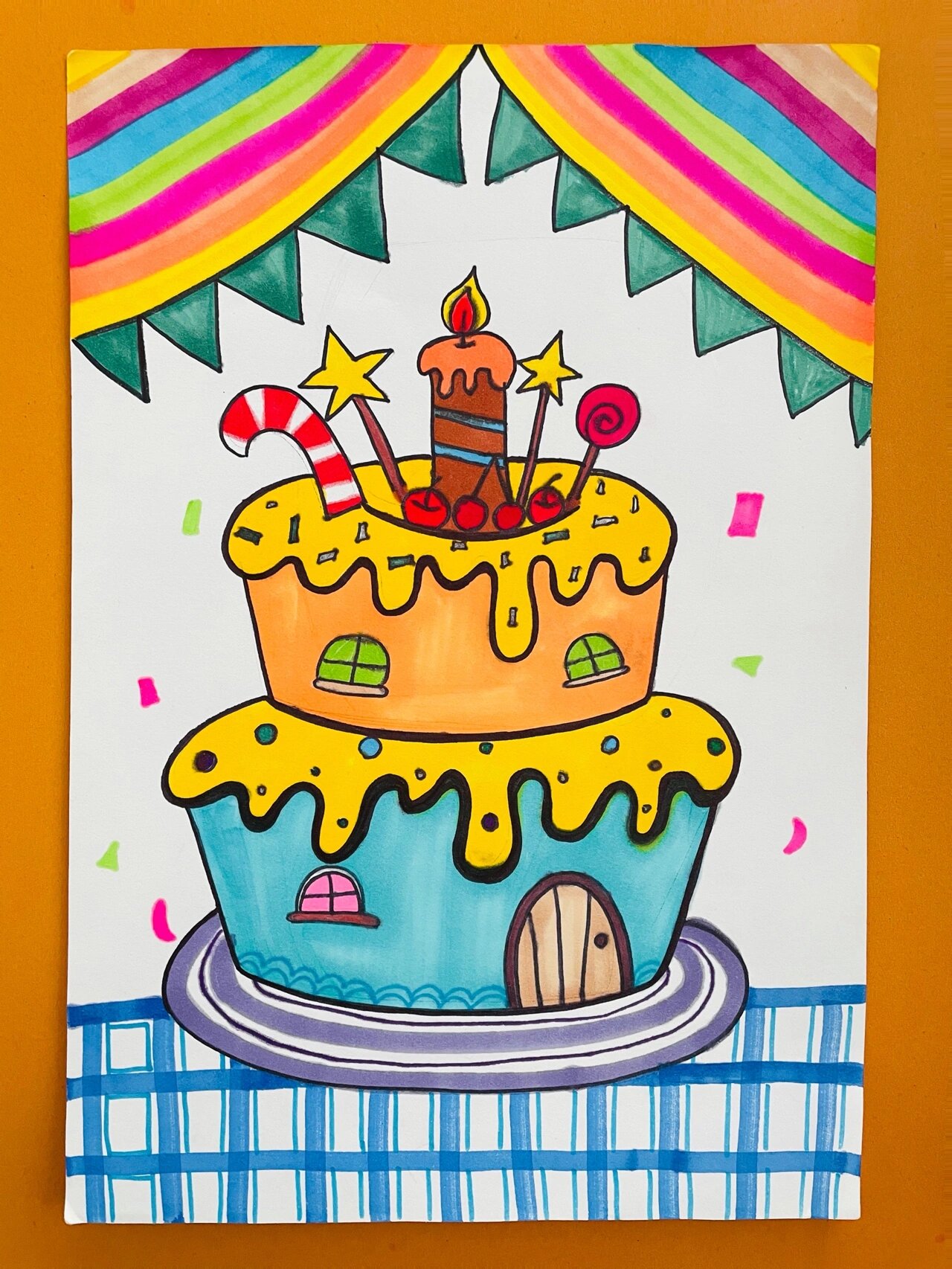 儿童画范画-卡通画 创意画 合集