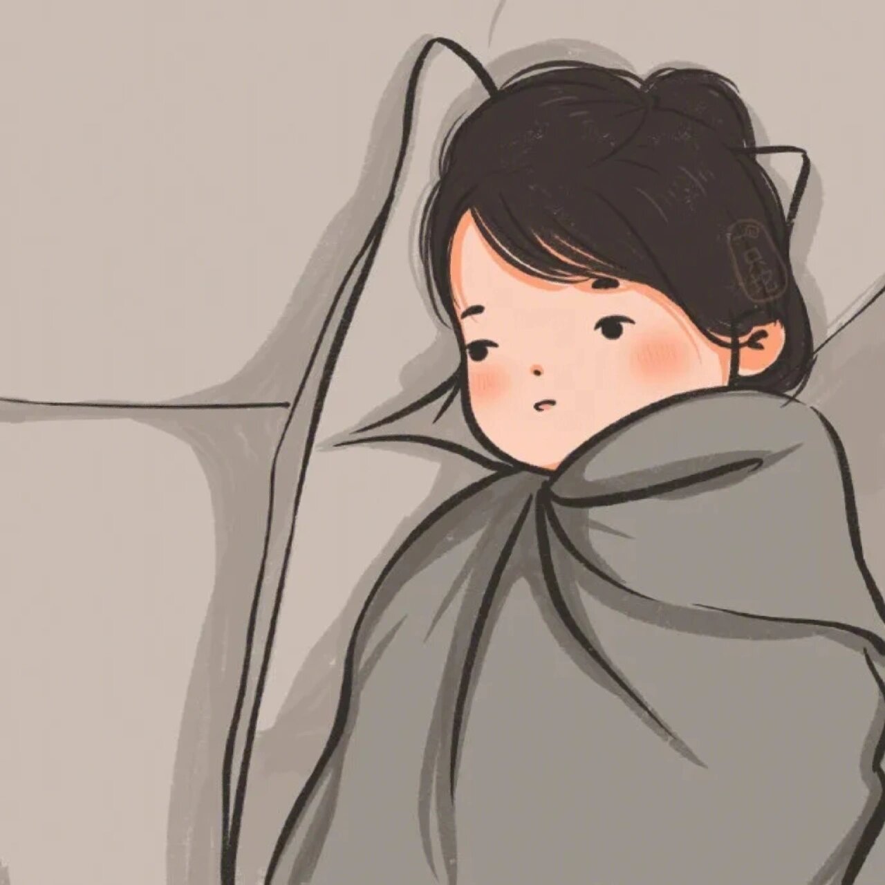 一组爱不释手的躺平头像